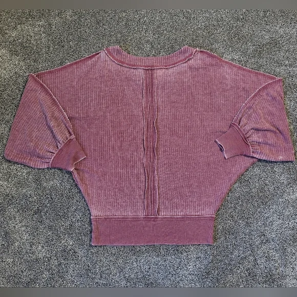 American Rag Pink Stretch Distressed Raw Edge Seams Size Small - Picture 7 of 15